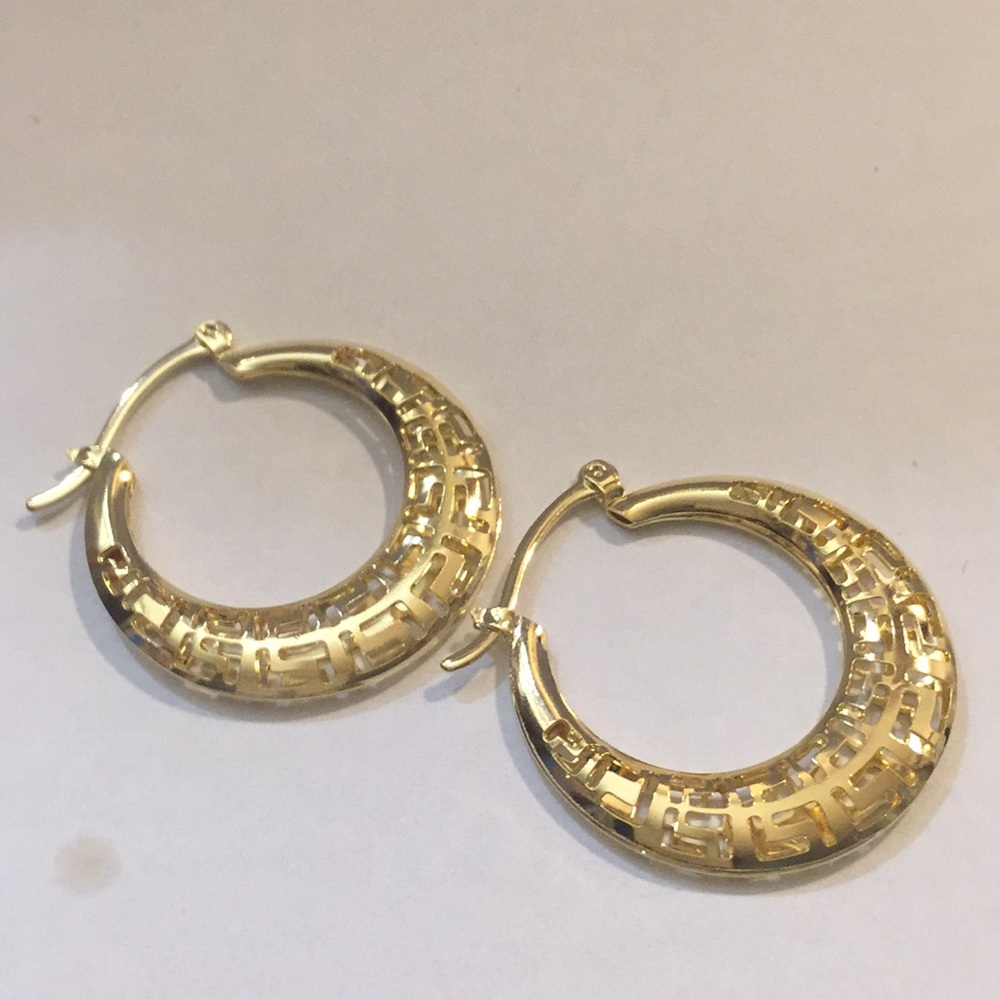 14 karat stainless steel earrings